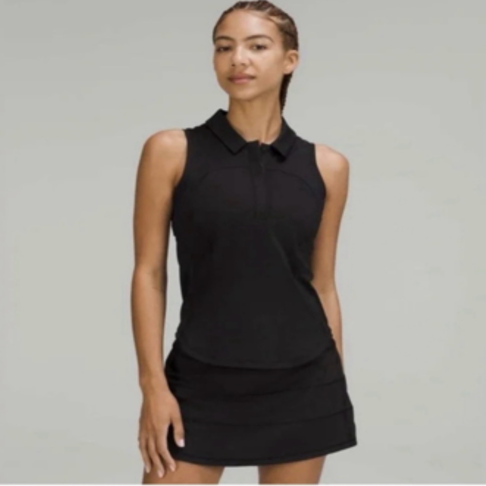 Lululemon black tennis tank